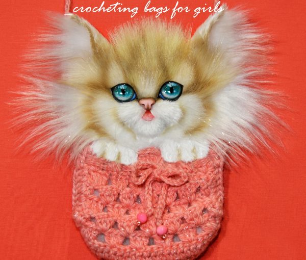 Crocheting girls -bags